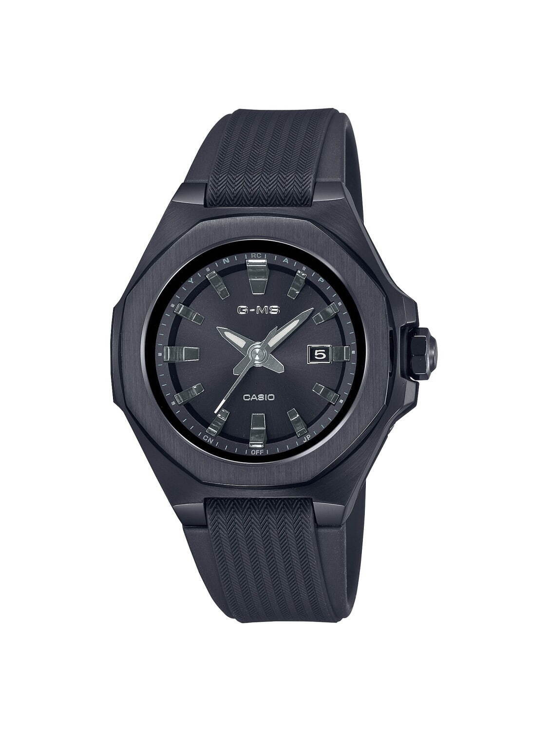 BABY-G「ジーミズ」新作オールブラックのウィメンズ腕時計、シャープな