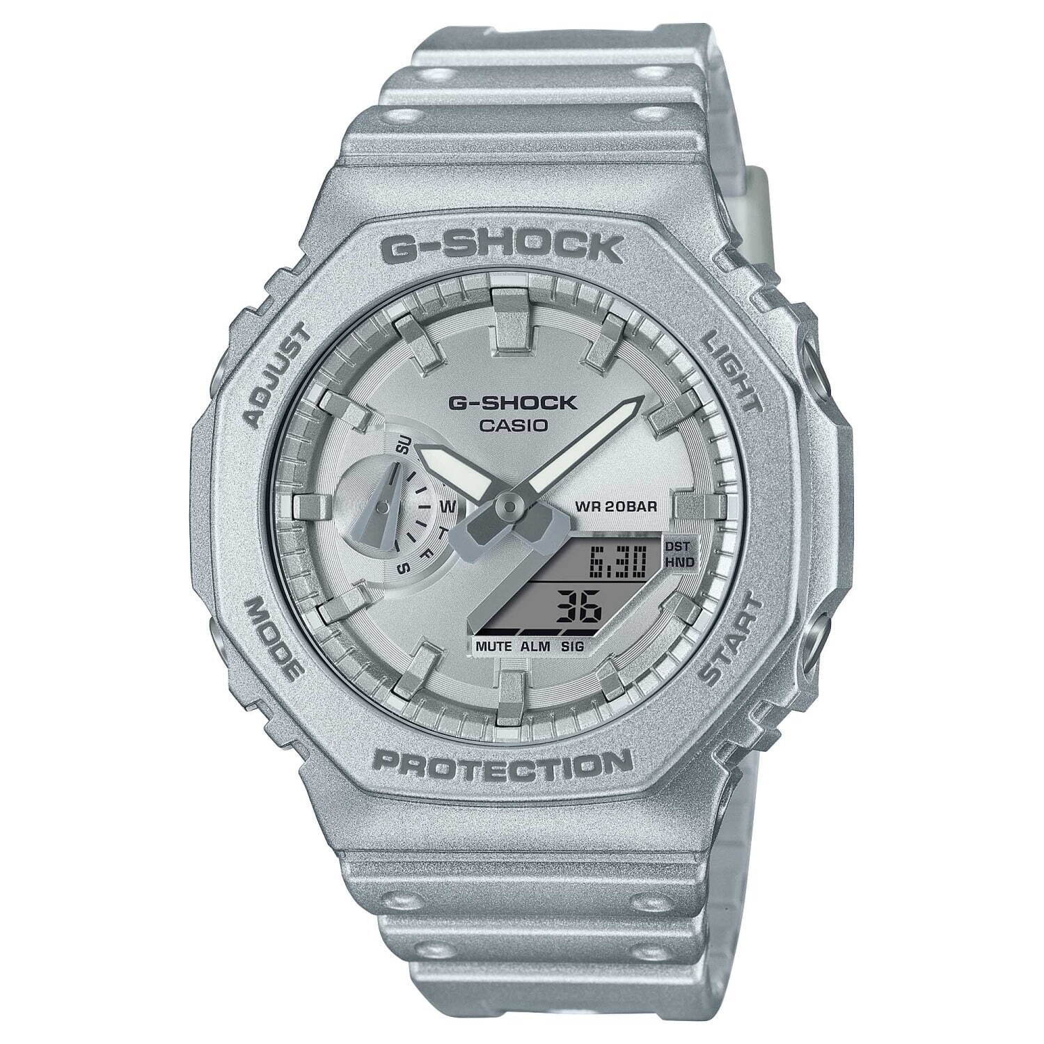 G-SHOCKからメタリックシルバーの新作腕時計、無機質で近未来的な輝き｜写真9