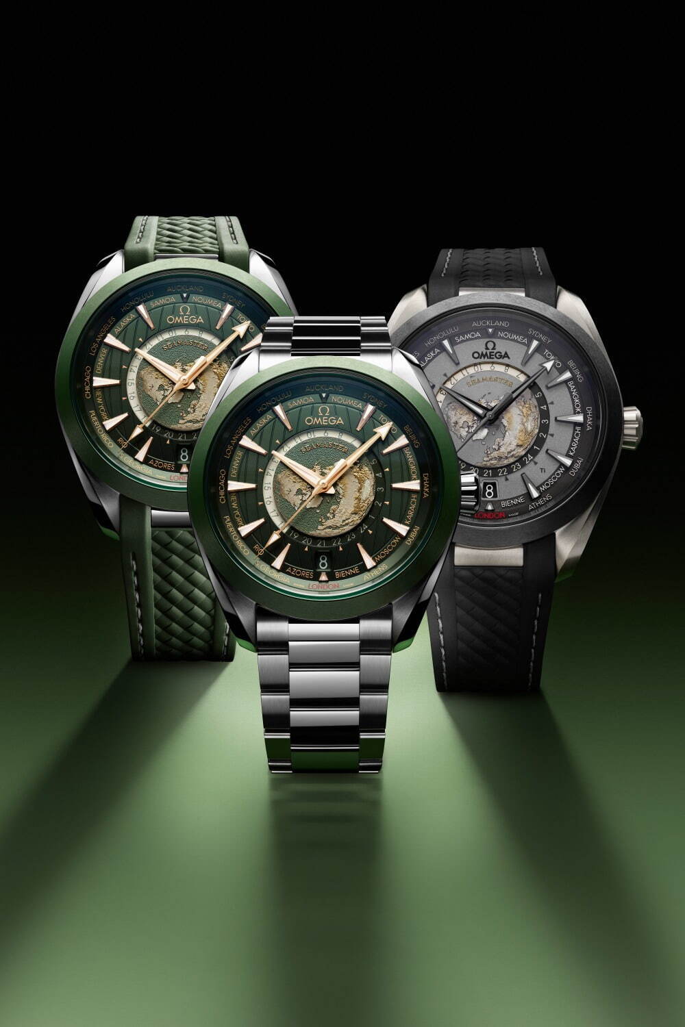 Alexander メンズ ワールド タイマー スイス製 腕時計 サファイアALLTet×nuuT