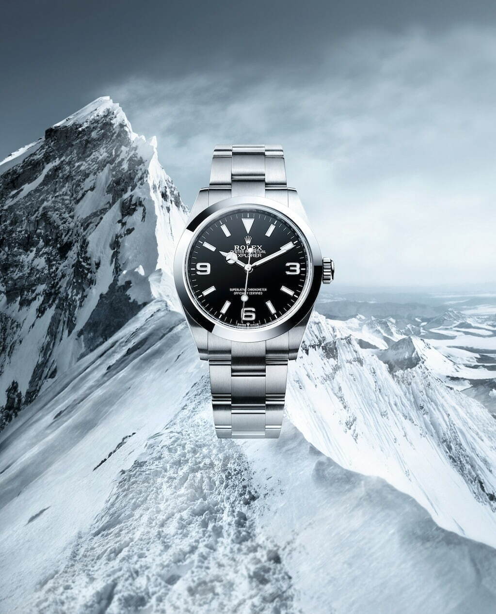 ロレックスの腕時計「エクスプローラー」23年新作、“40mm”オイスター ...