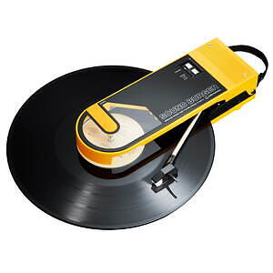 オーディオテクニカの携帯レコードプレーヤー「サウンドバーガー」再販、異なる3色のラインナップで - ファッションプレス