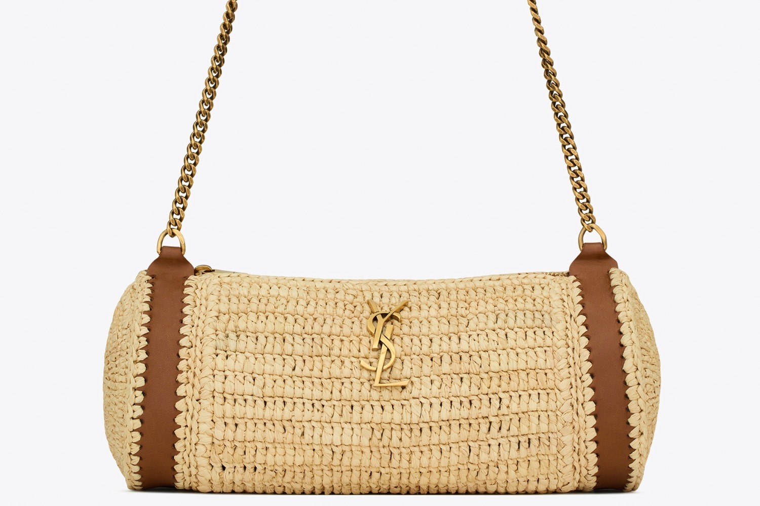 サンローラン“ラフィア素材”の新作バッグ、ゴールドのカサンドラロゴを ...