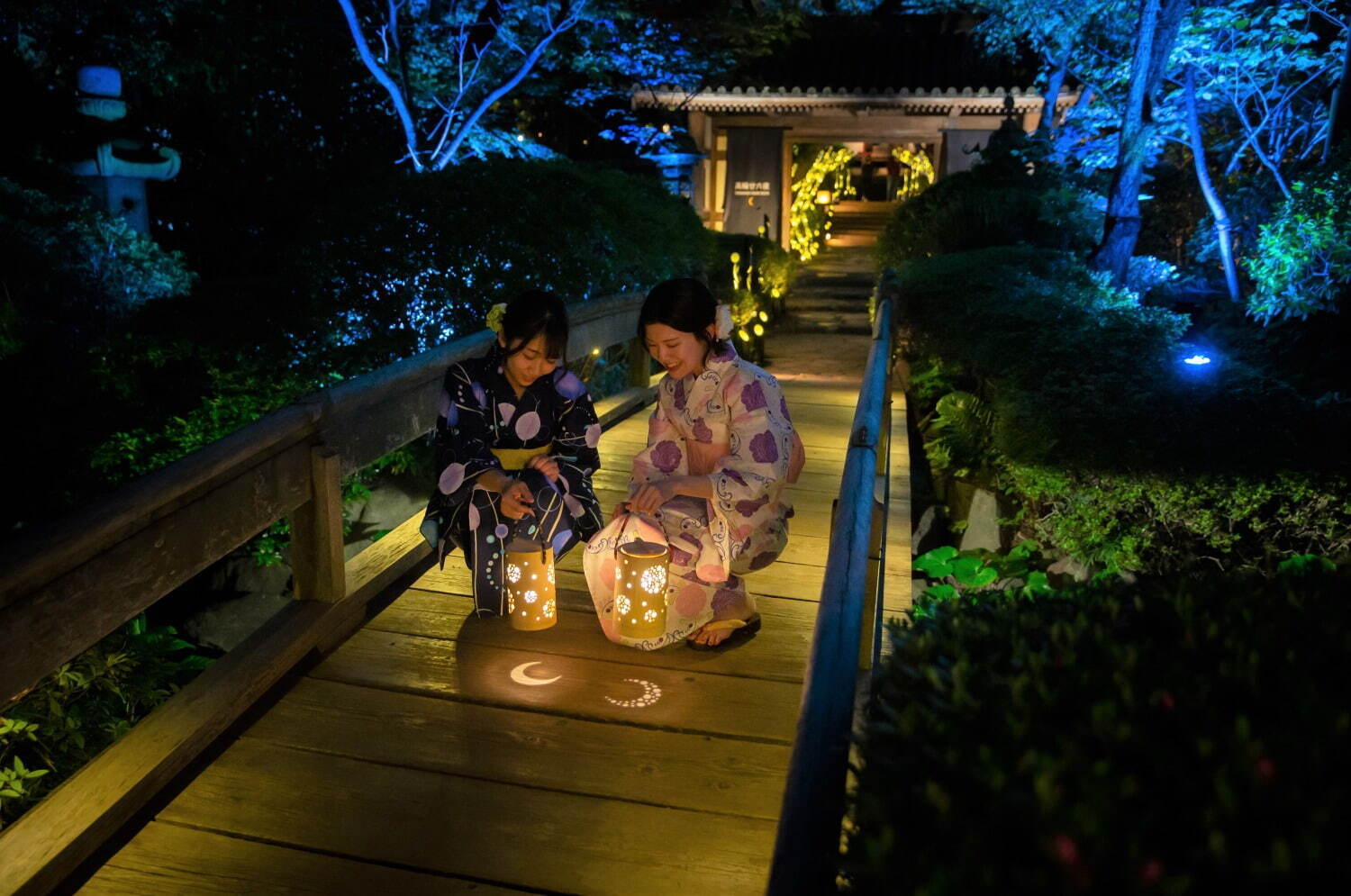 グランドプリンスホテル高輪、“竹あかり”が光る日本庭園で幻想的な夕涼み＆限定抹茶かき氷も｜写真3