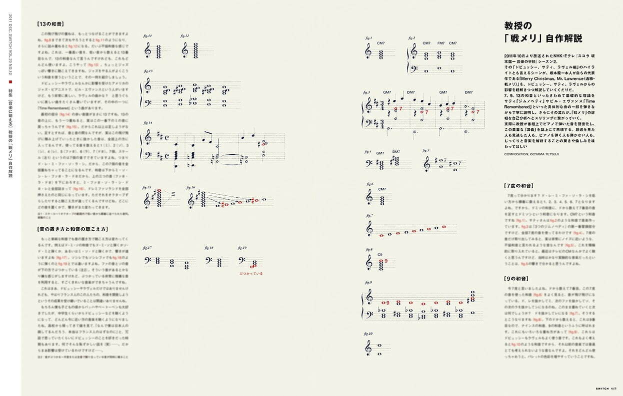 雑誌『SWITCH』の坂本龍一特集 - 膨大なアーカイブを再編集、音楽・美術・映画・環境の4テーマで｜写真2