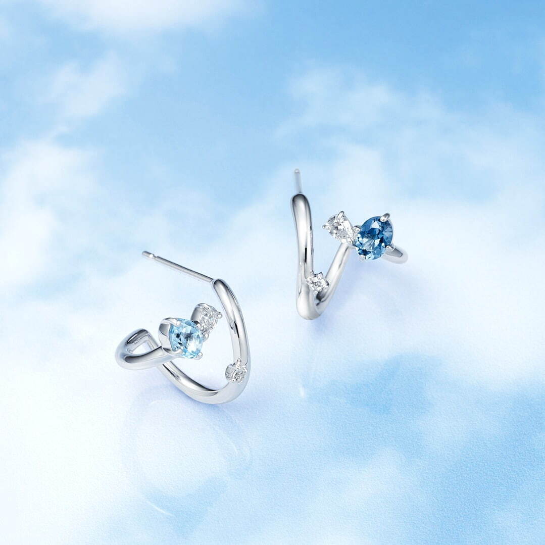 SV(Rhc) Pierced Earrings / Topaz / CZ 16,500円