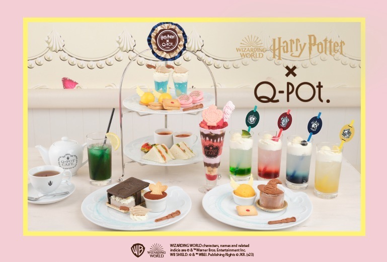 Q-pot CAFE.「ハリー・ポッター」コラボ、ホグワーツ4寮の組分け帽