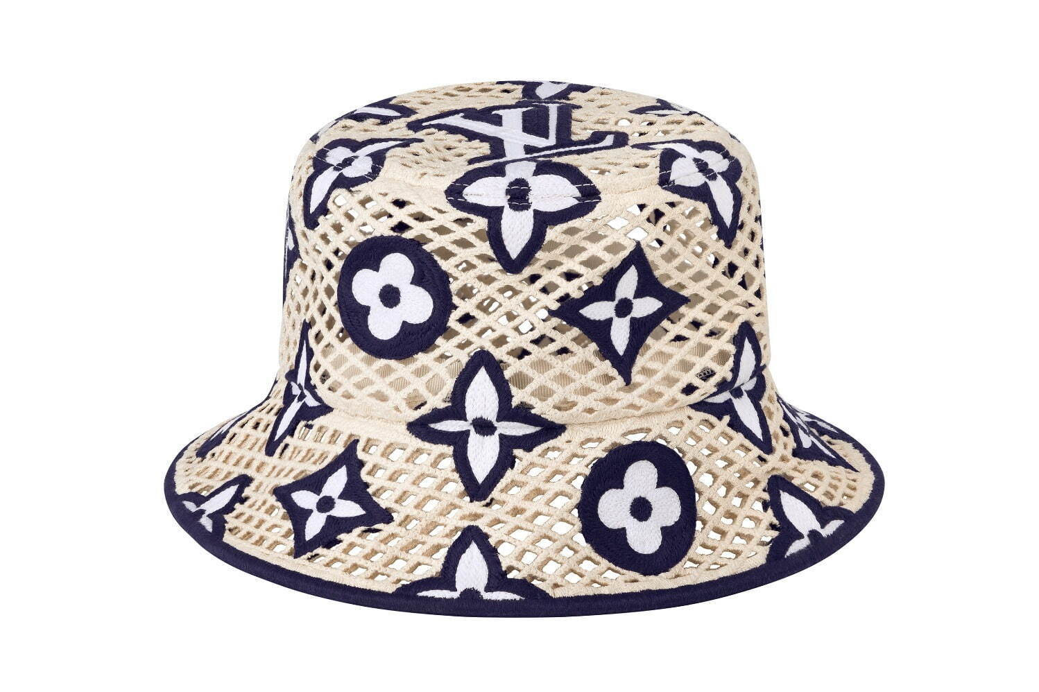 ルイ・ヴィトン新作帽子“モノグラム・フラワーの刺繍入り”クロシェ ...