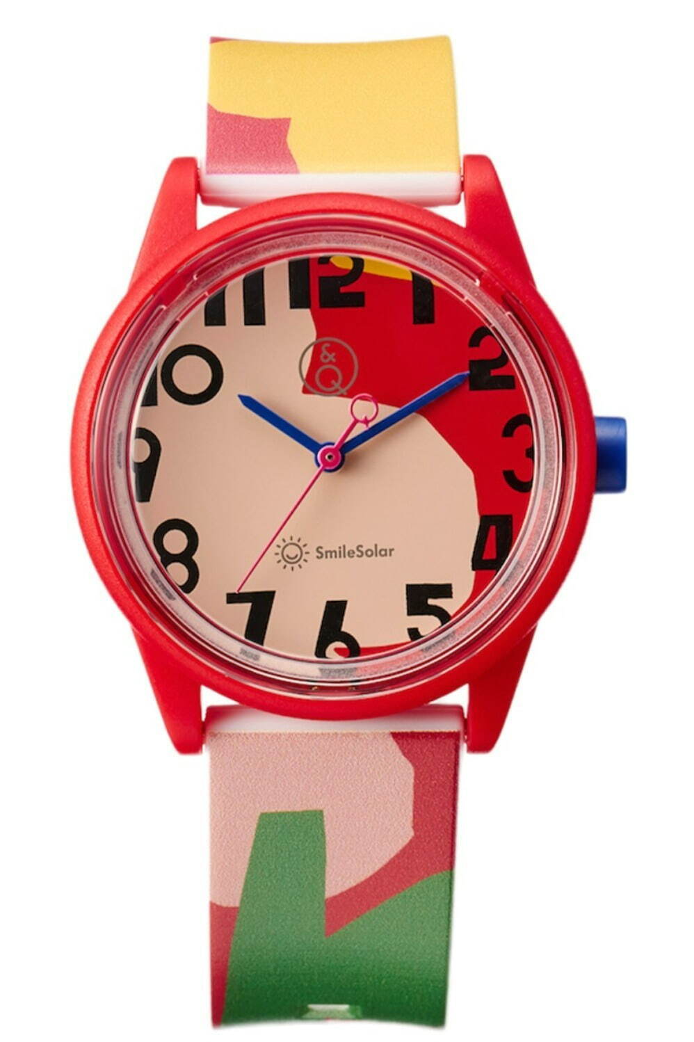 鈴木マサル手掛けるカラフル腕時計“花＆ヘビ”モチーフのペアウオッチ、Qu0026Q スマイルソーラーとコラボ - ファッションプレス