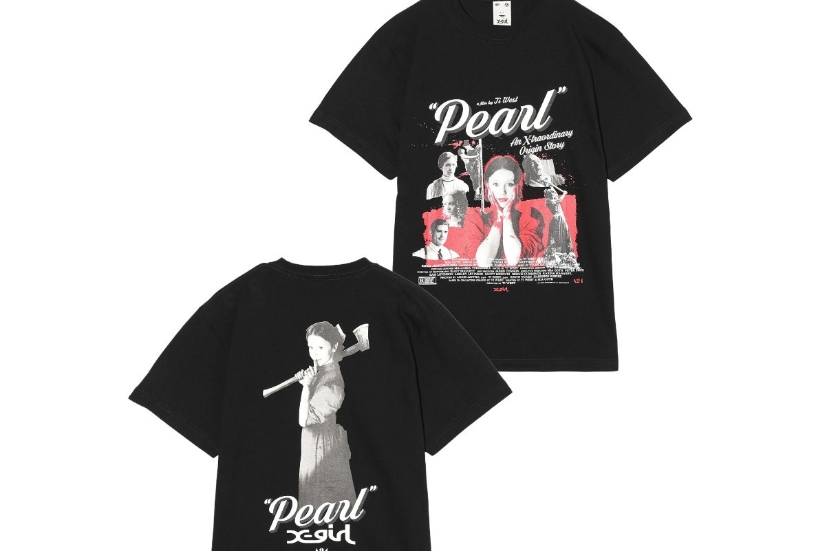 ホラー映画『Pearl パール』モチーフのTシャツ、X-girl&XLARGEとコラボ