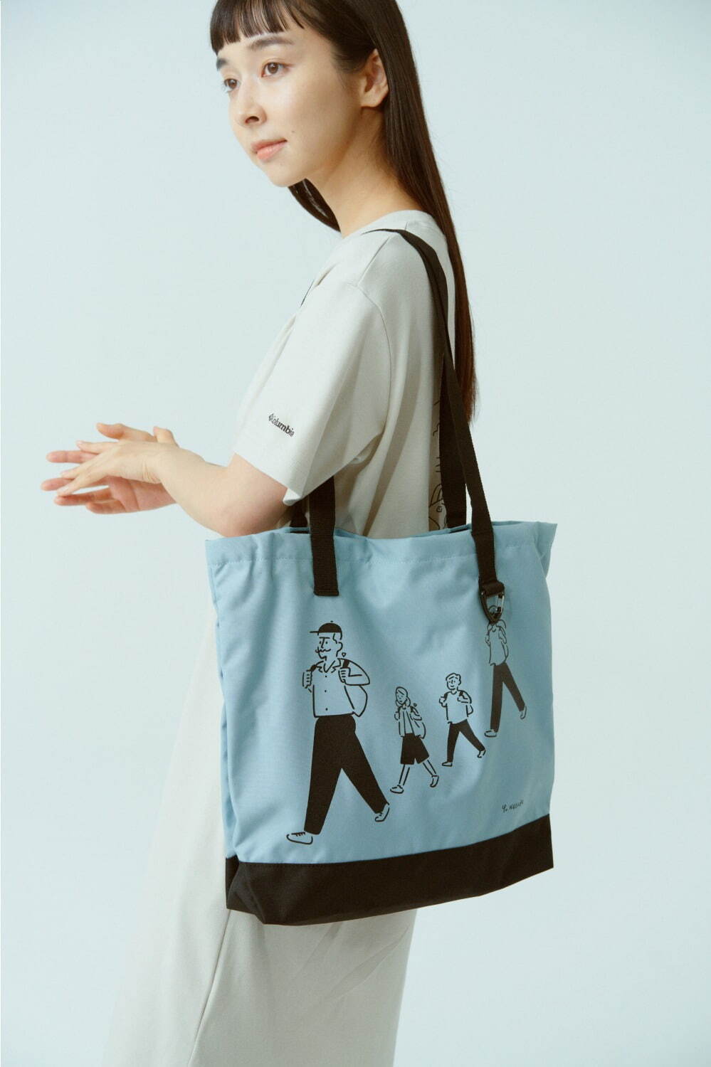 コロンビア×長場雄、“オレゴン州の自然を楽しむ家族”を描いたTシャツ＆バッグなど｜写真6