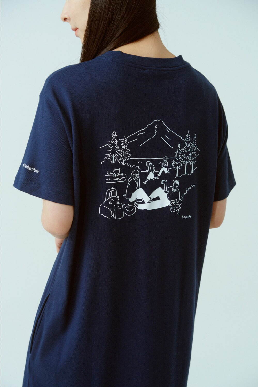 コロンビア×長場雄、“オレゴン州の自然を楽しむ家族”を描いたTシャツ＆バッグなど｜写真5