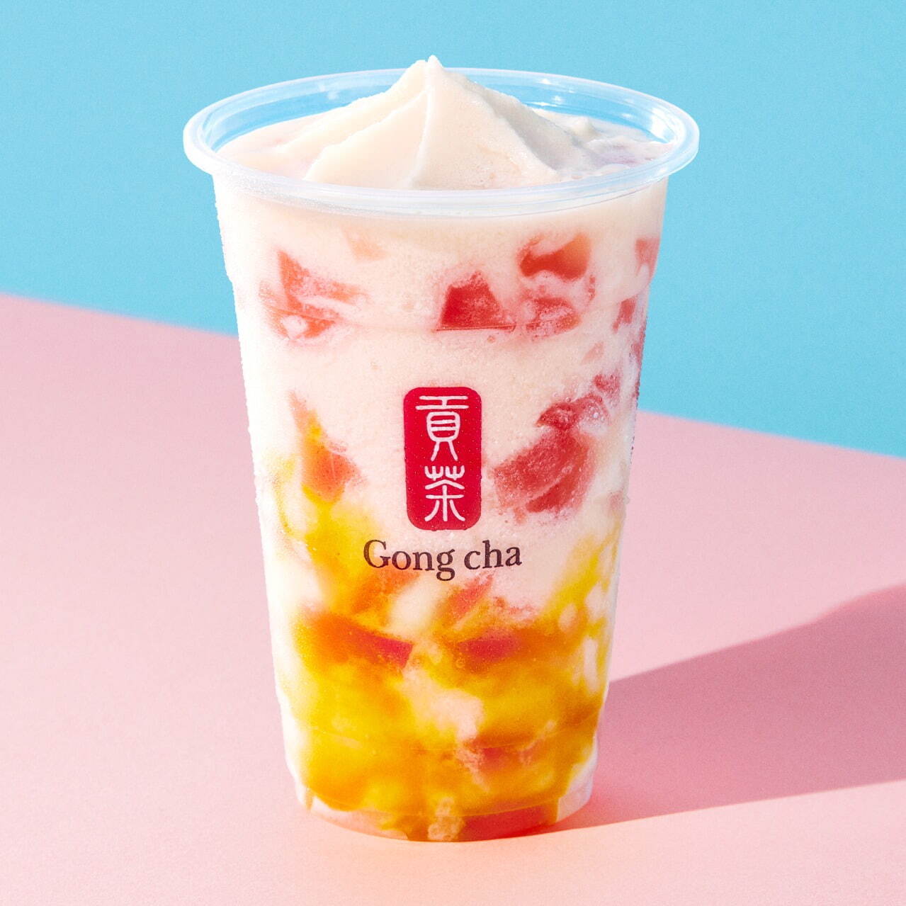 ゴンチャ(Gong cha) ぎゅぎゅっとピーチ｜写真3