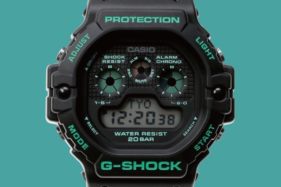 G-SHOCK×POTRのコラボ腕時計「DW-5900」をターコイズブルーでアレンジ