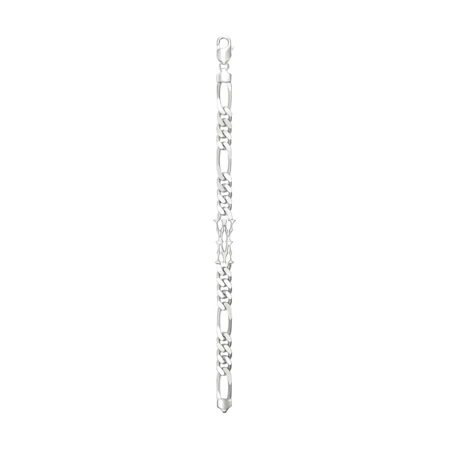 ワコマリア×キャリアリングのシルバー製ブレスレット、鎖に“WM”モチーフを組み合わせ｜写真8