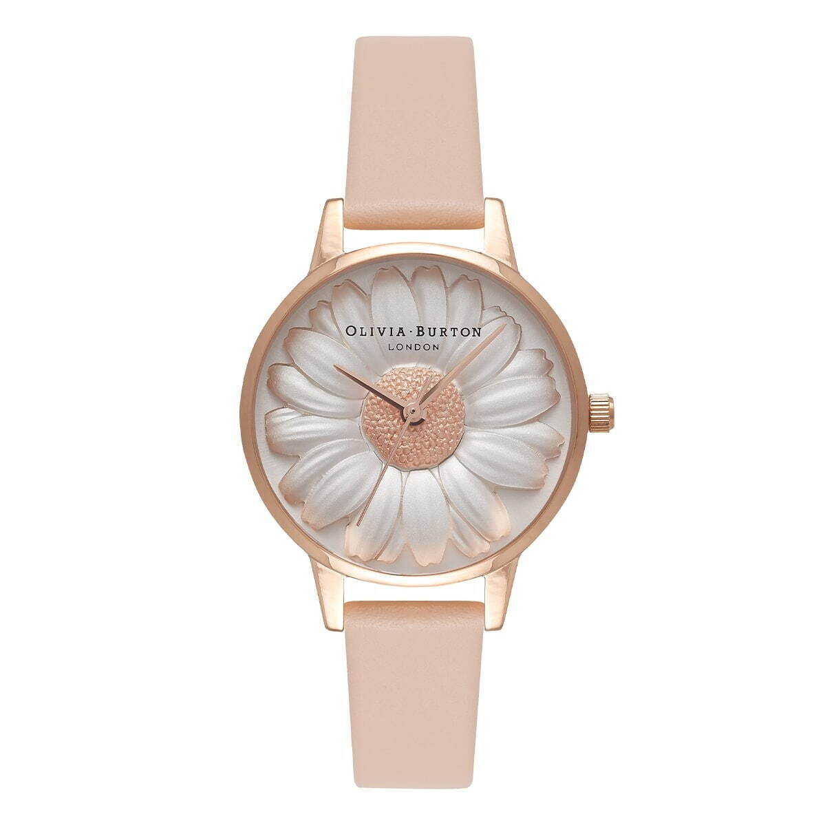 オリビア・バートンの腕時計「3Dデイジー」文字盤に“1輪の花 ...
