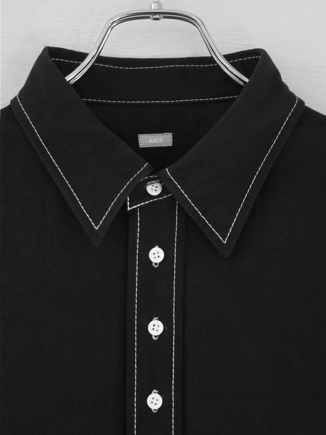 アクシスの新作シャツ、貝ボタンを並べたコットンツイルシャツ＆ウール ...