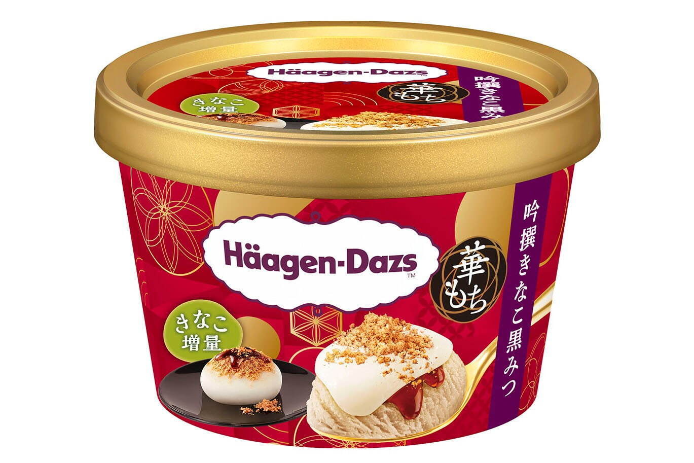 ハーゲンダッツ(Häagen-Dazs) 華もち 吟撰きなこ黒みつ 抹茶あずき｜写真3