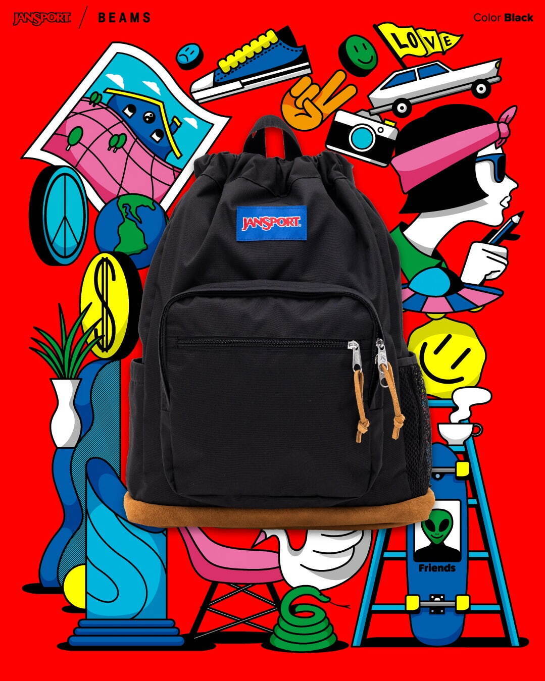 ビームス(BEAMS), ジャンスポーツ(JanSport) ライトパック｜写真8