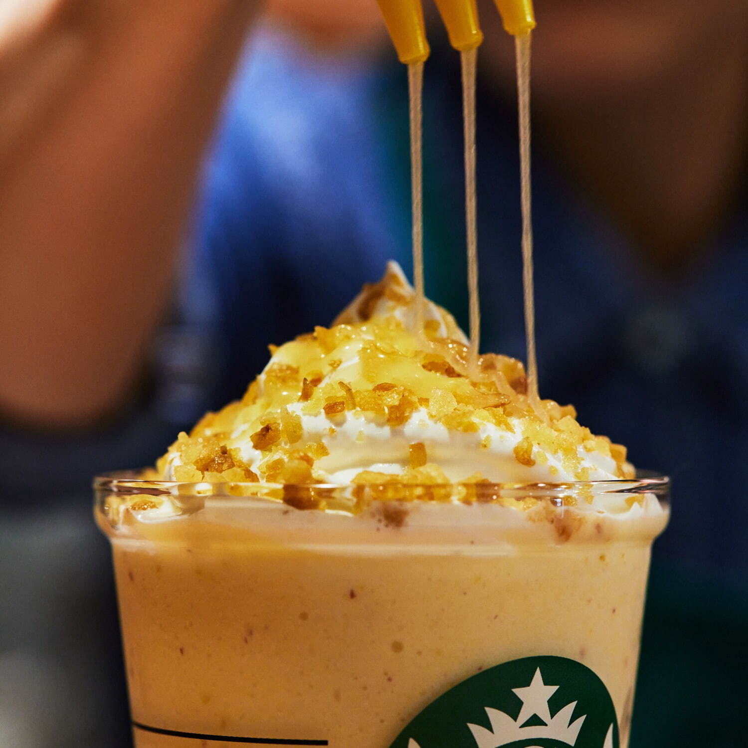 スターバックス(Starbucks Coffee) おさつ バター フラペチーノ｜写真4