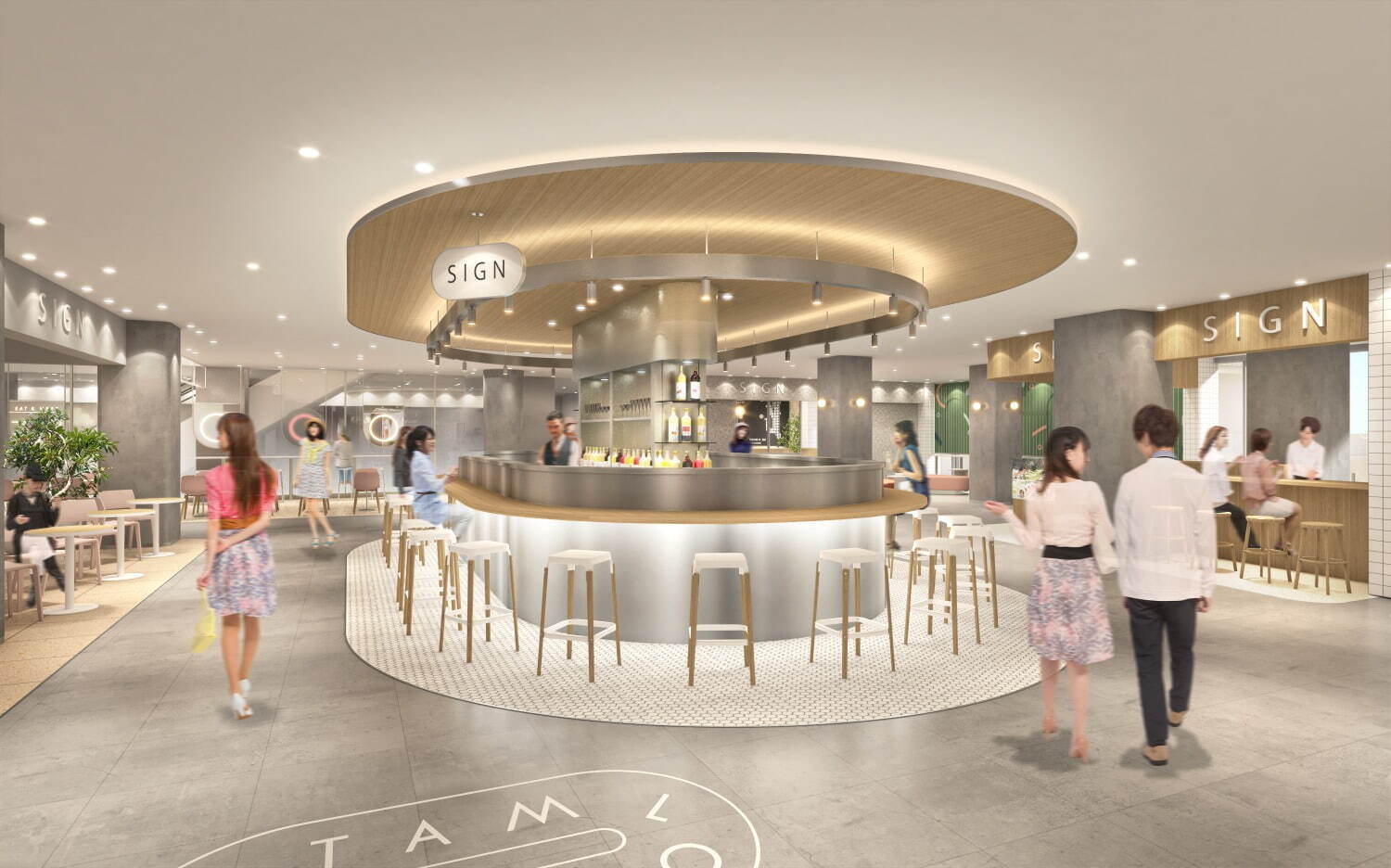 大阪・ヘップファイブに新飲食エリア「タムロ」オープン、ワッフルやハンバーグなど全14店舗が出店｜写真7