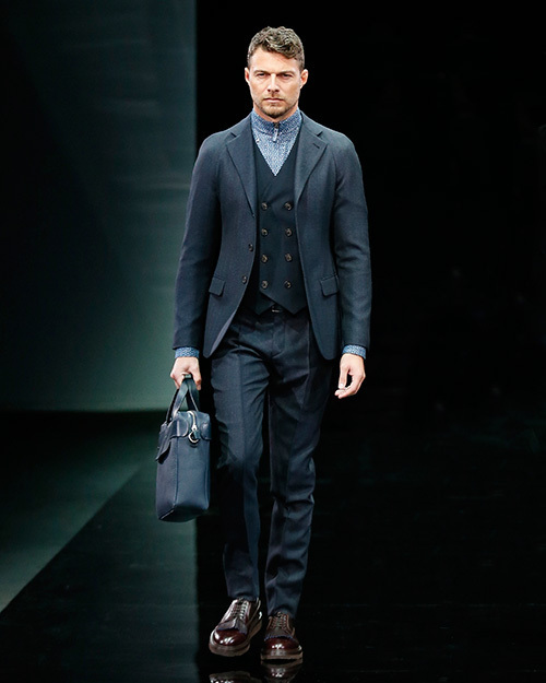 ジョルジオ アルマーニ(Giorgio Armani) 2014-15年秋冬メンズコレクション  - 写真13