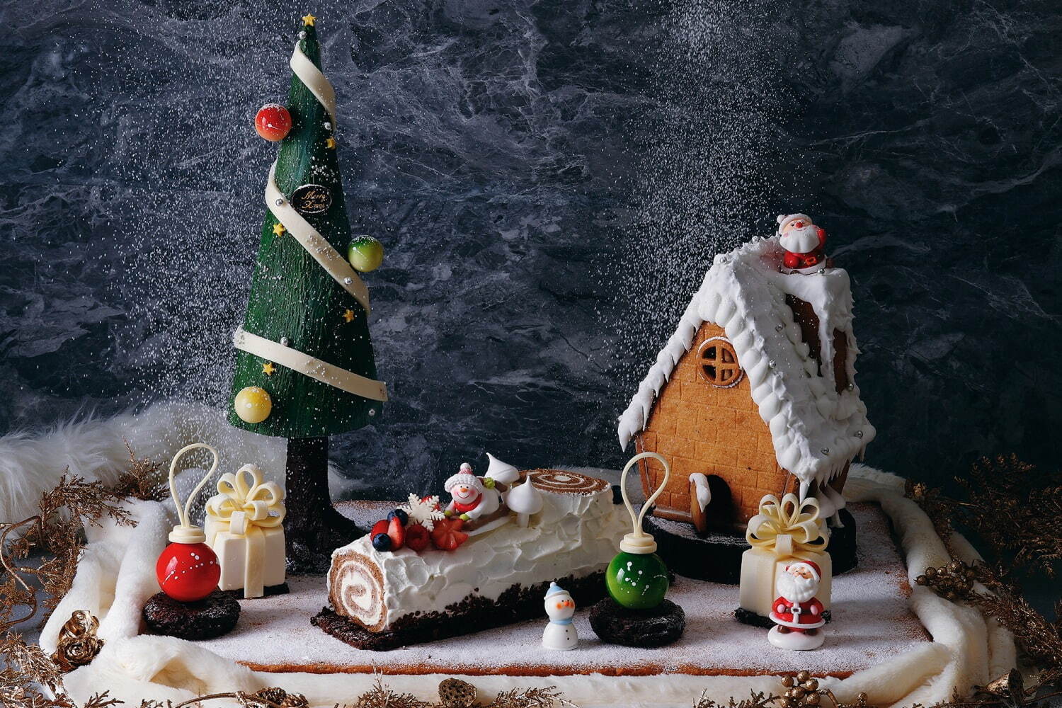 ホテル インターコンチネンタル 東京ベイの23年クリスマスケーキ、銀世界なティラミス風ケーキなど｜写真5