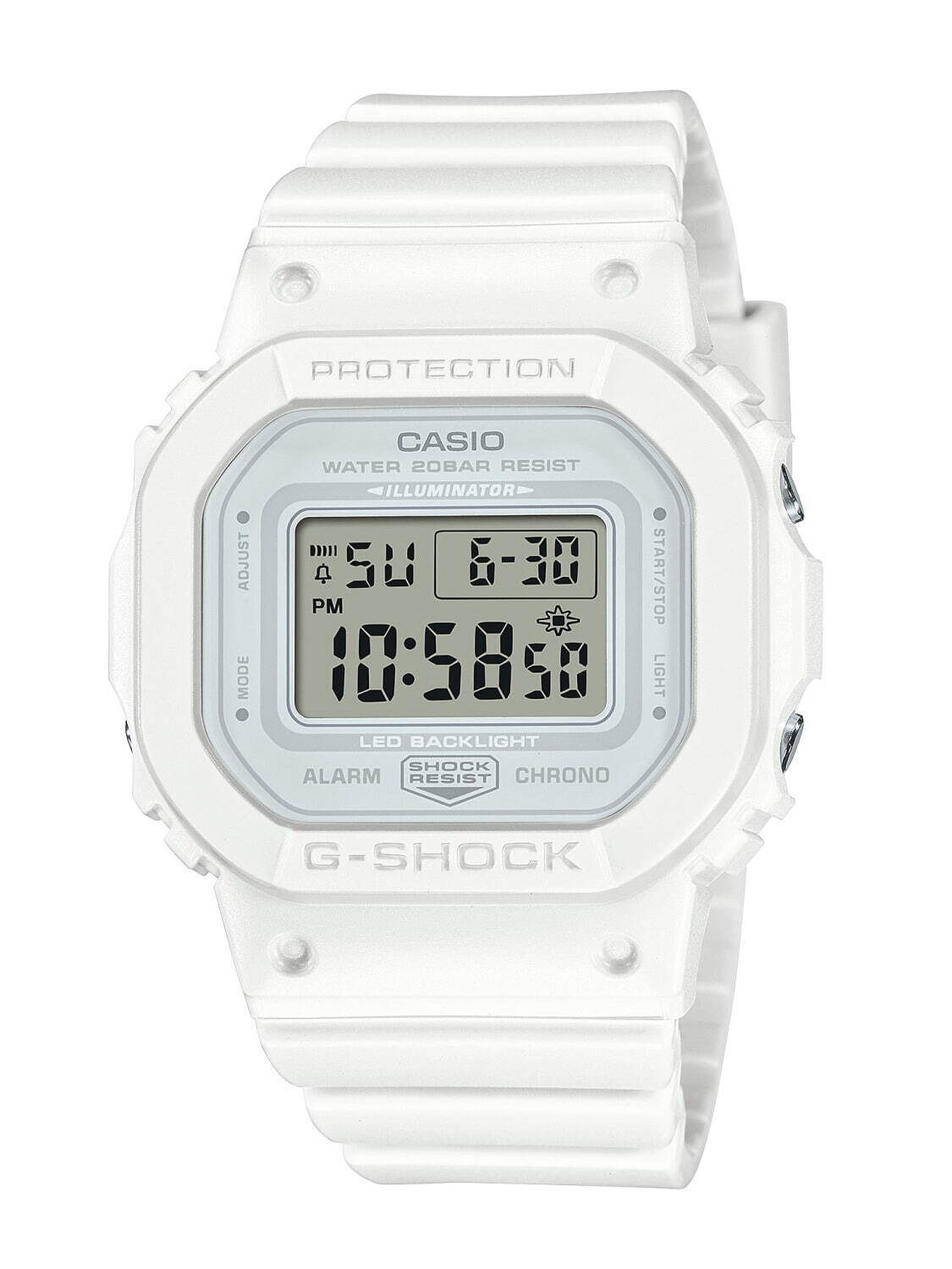 G-SHOCK、オールホワイト＆ブラックの新作「GMD-S5600BA」定番腕時計を