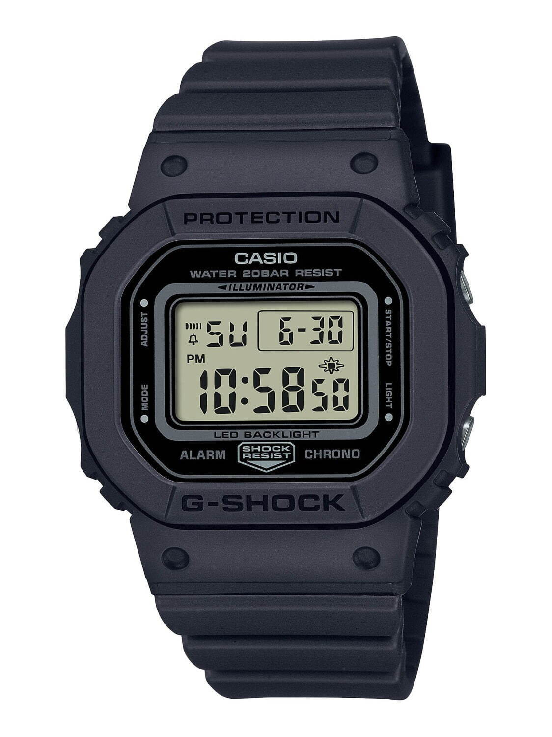 G-SHOCK、オールホワイト＆ブラックの新作「GMD-S5600BA」定番腕時計を