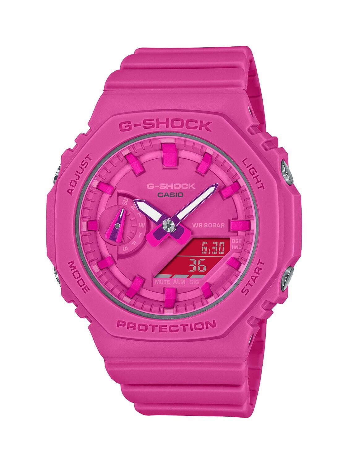 G-SHOCKの新作腕時計、オールピンクに仕上げたデジタル×アナログの