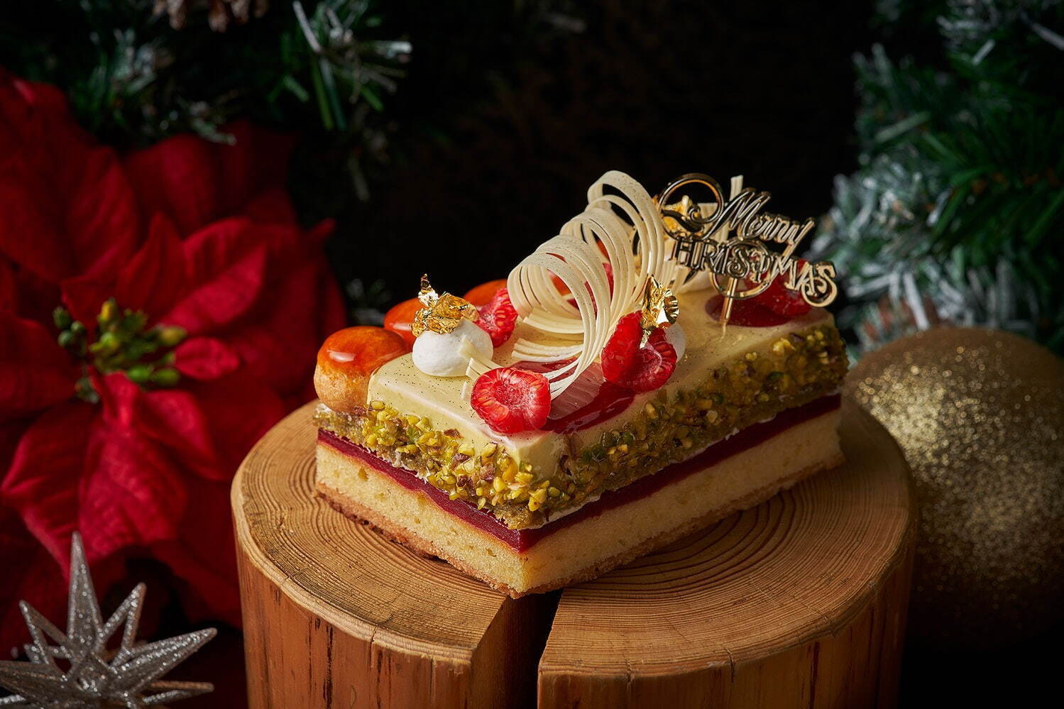 インターコンチネンタルホテル大阪23年クリスマスケーキ、あまおう苺ショートやピスタチオ×ベリータルト｜写真4