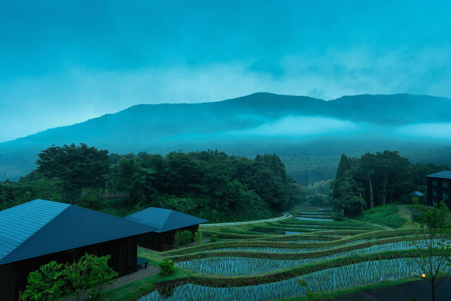 星野リゾートの温泉旅館「界 由布院」棚田テラスのライトアップ、大分の焼酎を楽しむプランも｜写真8