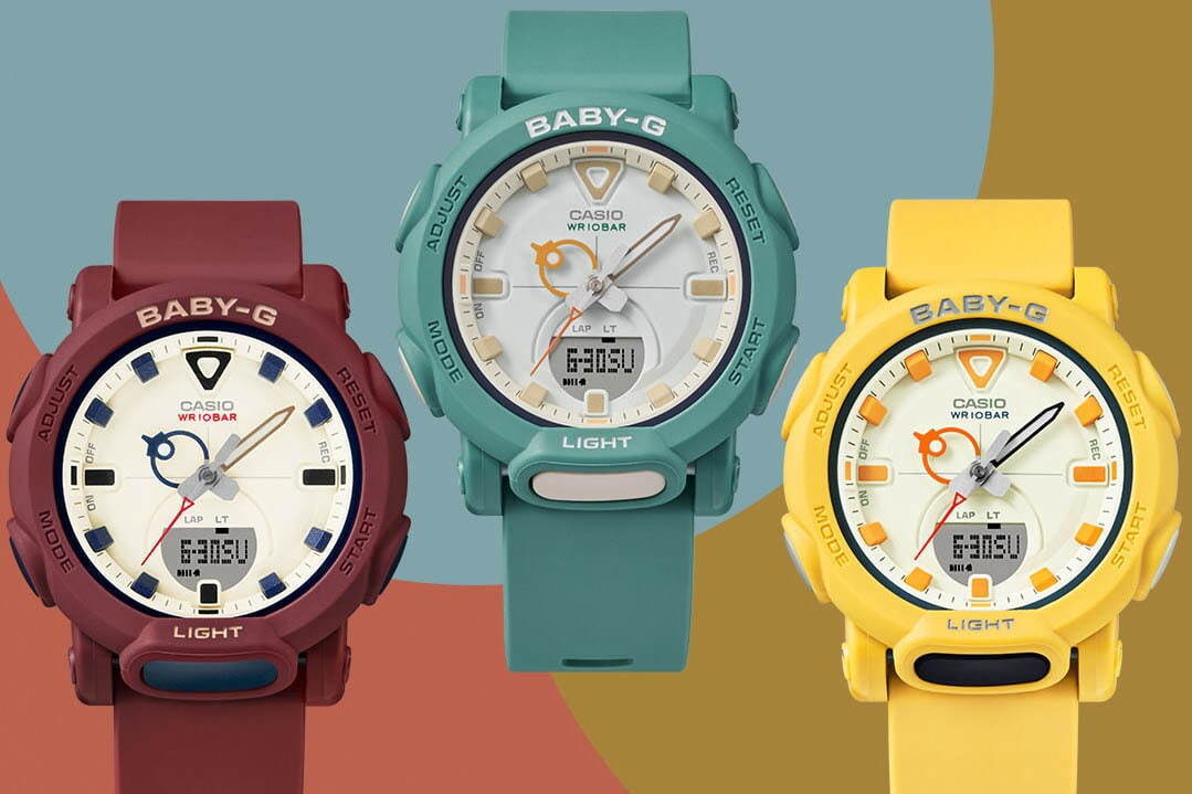 BABY-Gの腕時計「BGA-310RP」ターコイズグリーン