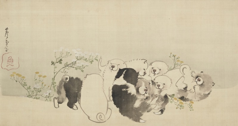 特別展「癒やしの日本美術」東京・山種美術館で - “子犬”を描いた芦雪作品など、日本画約60点を紹介 - ファッションプレス
