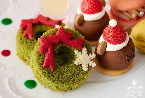 Q-pot CAFE.23年クリスマスアフタヌーンティー、“サンタくま”のチョコムースなど｜写真4