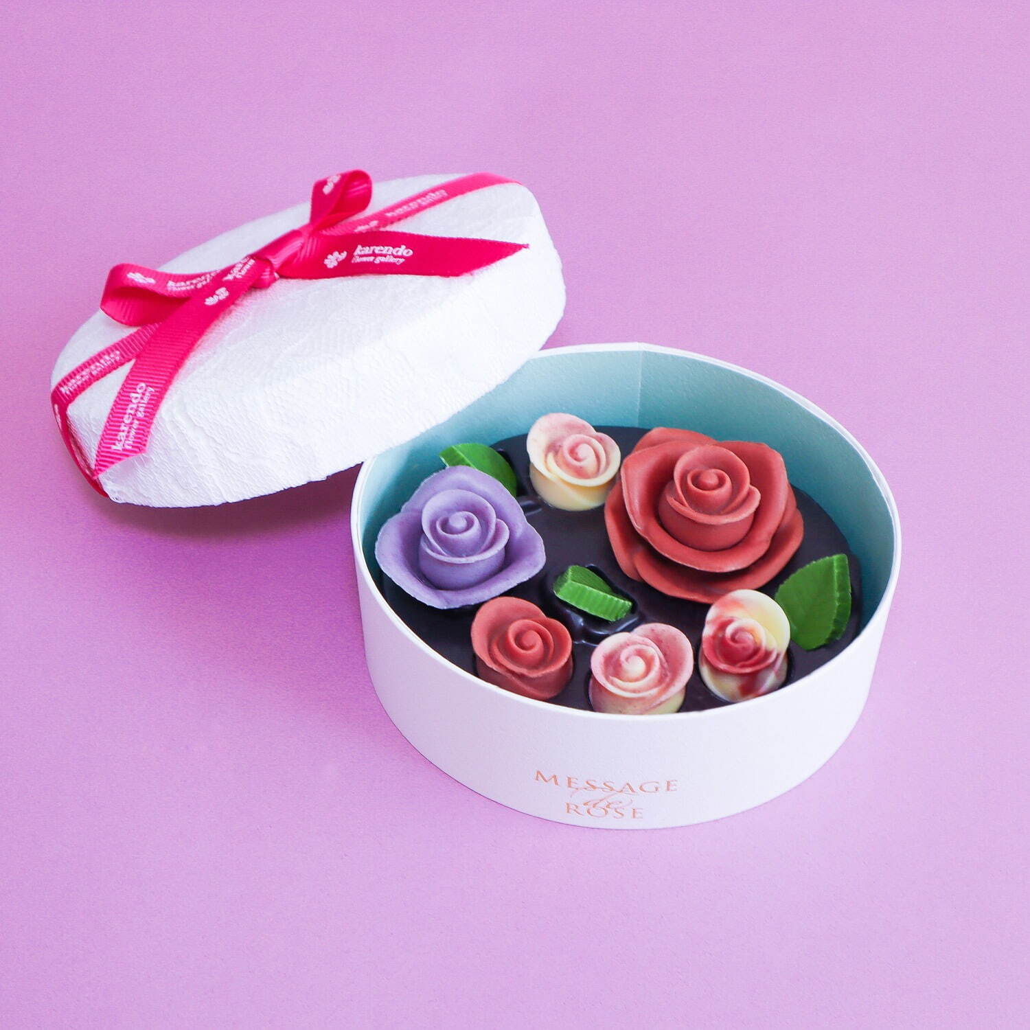 花屋が作る“バラの花束風チョコレート”に季節限定「ダリア」カラー