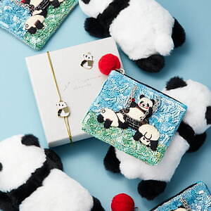 パンダのおしり”刺繍ポーチ＆チョコクランチのセット、大丸東京店の 