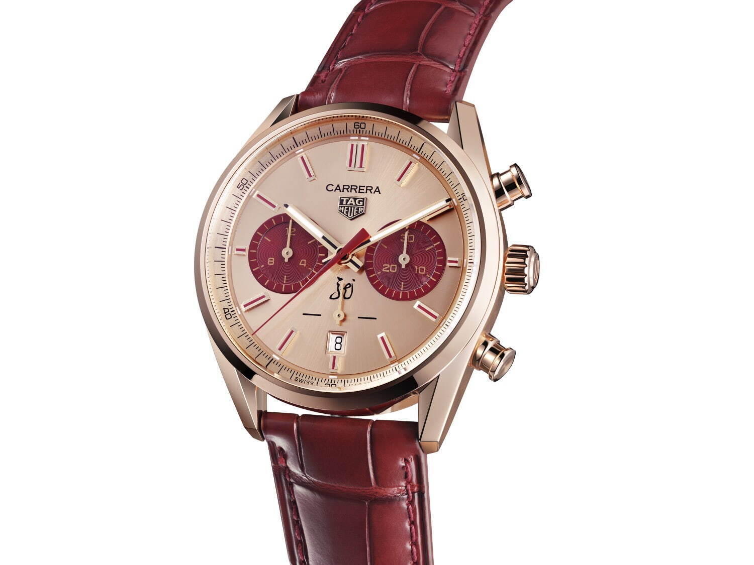 タグ・ホイヤーの腕時計「カレラ」“龍”に着想した限定モデル、“レッド 