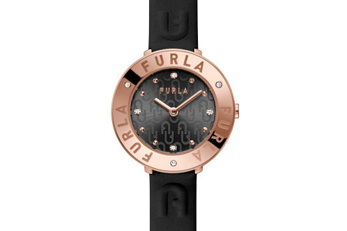 フルラの新作腕時計「フルラ エッセンシャル」ロゴ入りレザー