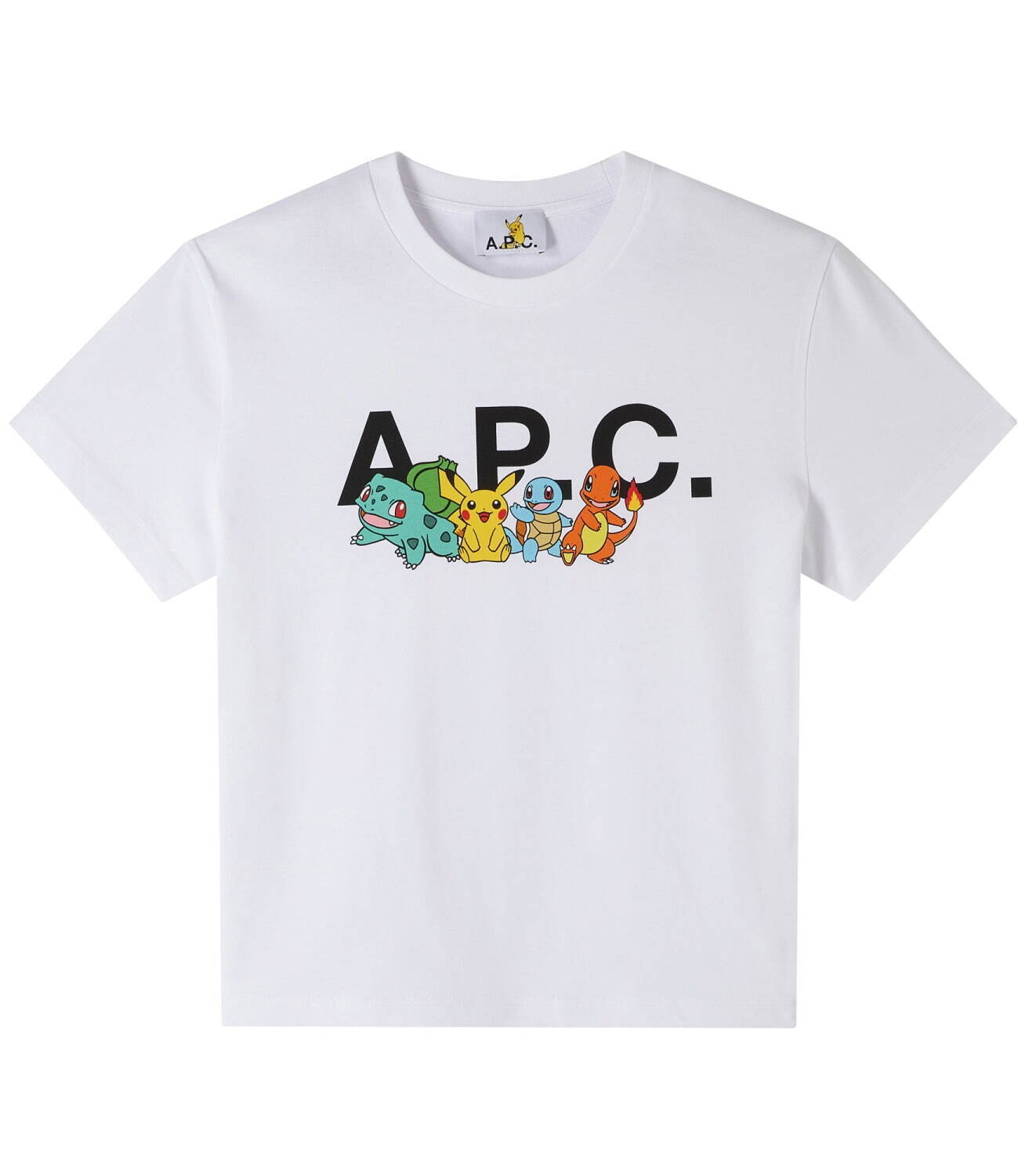 A.P.C. × ポケモン - ピカチュウ＆初代御三家のスウェットやTシャツ、ハーフムーンバッグなど｜写真15