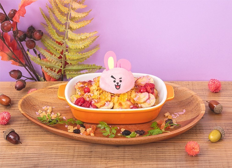 「BT21カフェ」が東京・大阪に、MANGの故郷をイメージした秋の味覚カフェメニュー＆限定グッズ｜写真7