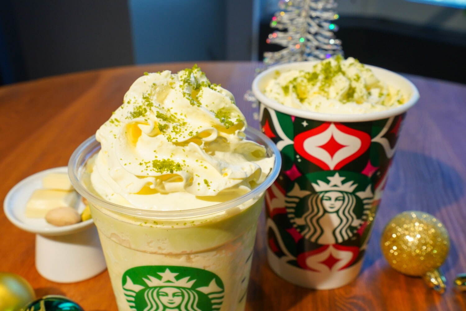 スターバックス(Starbucks Coffee) メルティホワイト ピスタチオ フラペチーノ｜写真4