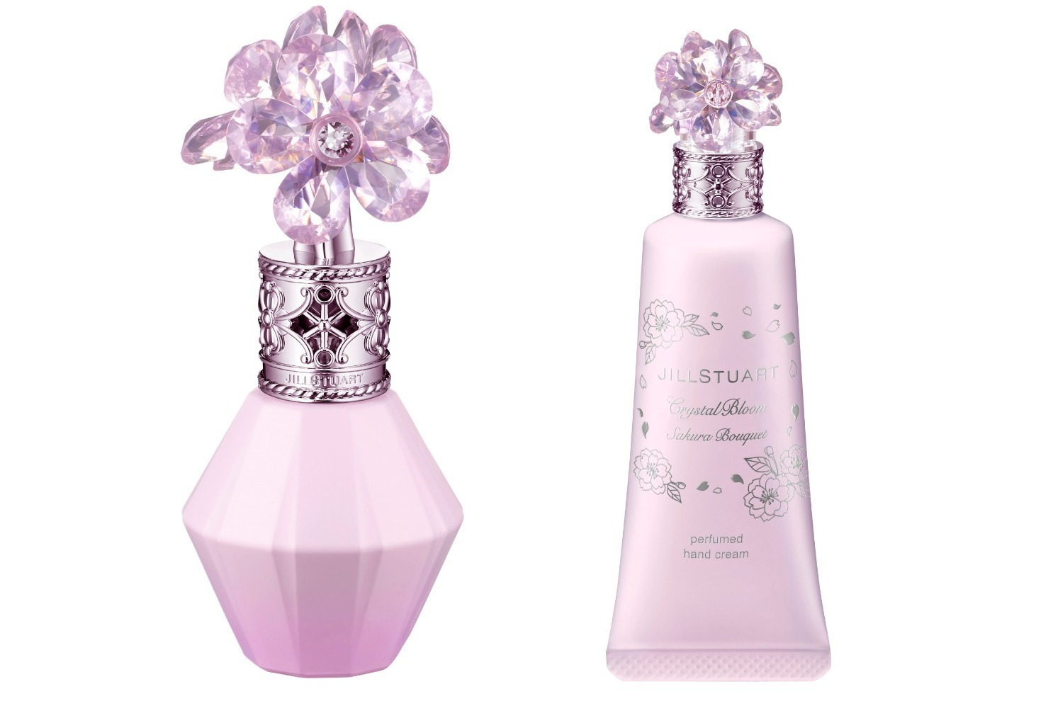 ヴァレンティノの新作香水「ヴァレンティナ ピンク」桃色の花を添えた