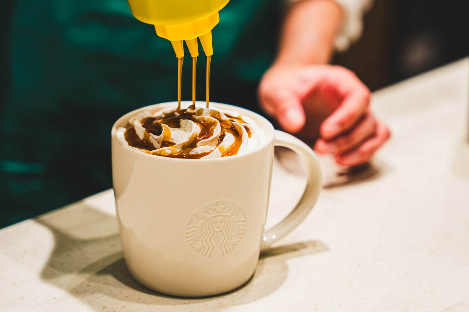 スターバックス(Starbucks Coffee) ほうじ茶 もちっと ミルク フラペチーノ｜写真8