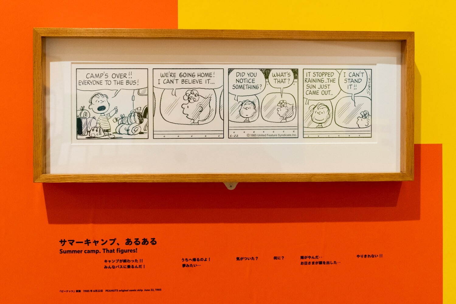 スヌーピーミュージアムの企画展「旅するピーナッツ。」愉快な冒険を描く約45点の原画を展示｜写真17