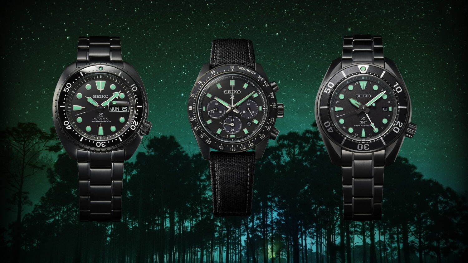 セイコー プロスペックスの腕時計「ブラックシリーズ」ブラック