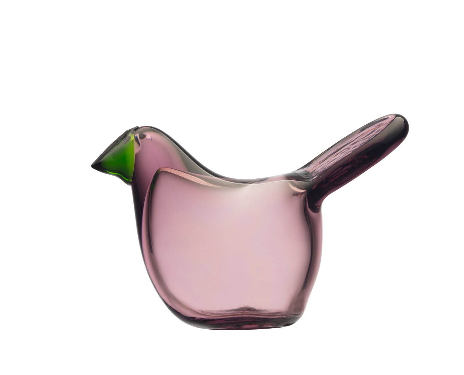 イッタラ24年春ガラスアイテム - くすみピンク＆森のような緑のグラス、クランベリー色の鳥オブジェも｜写真36