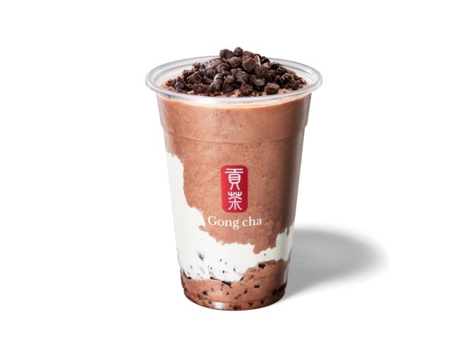 ゴンチャ(Gong cha) サクほろっ！クッキー＆クリーム ショコラ ミルクティー／フローズンティー｜写真3