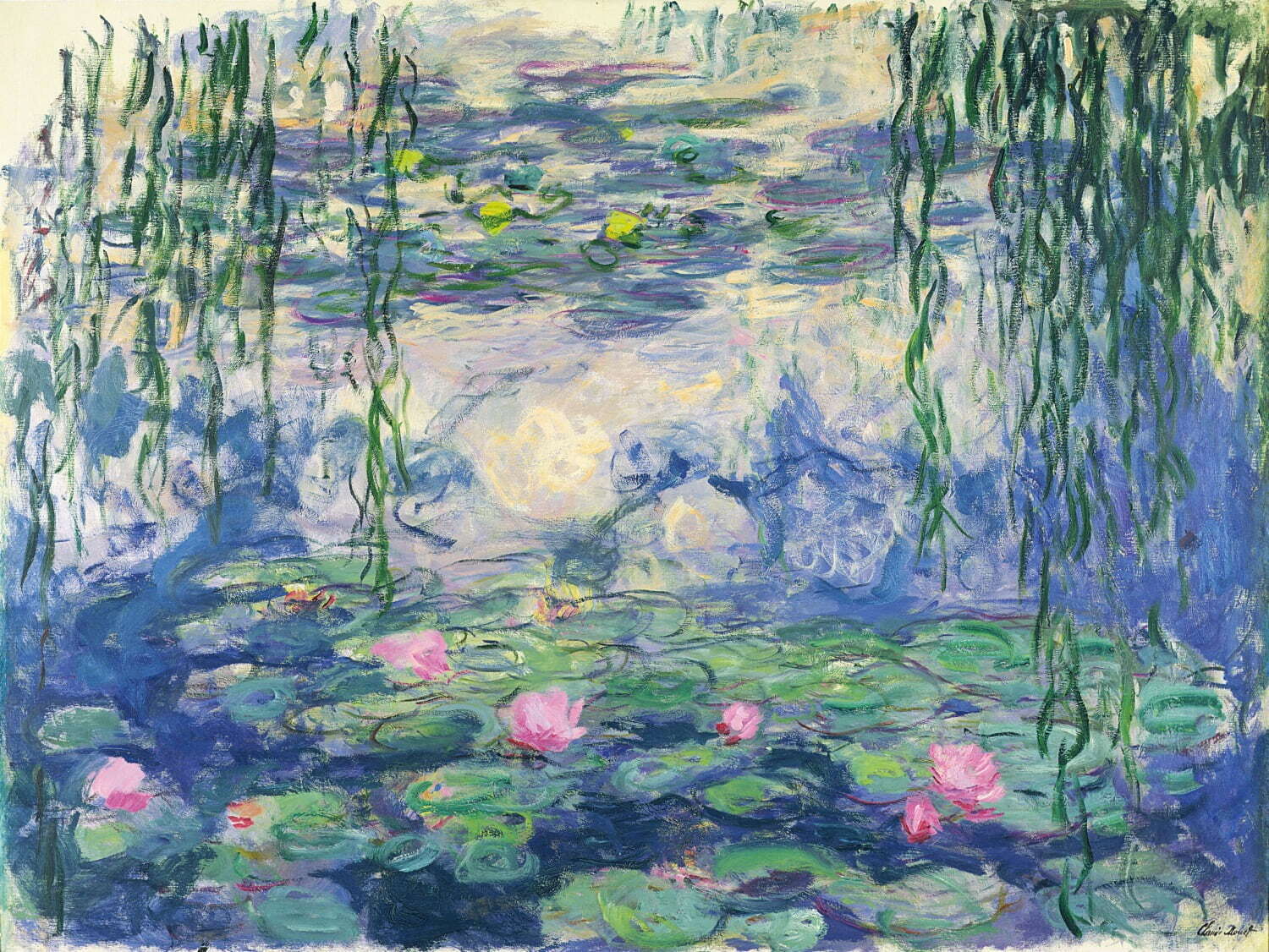 クロード・モネ 《睡蓮》 1916-19年頃
油彩／カンヴァス マルモッタン・モネ美術館、パリ
© musée Marmottan Monet