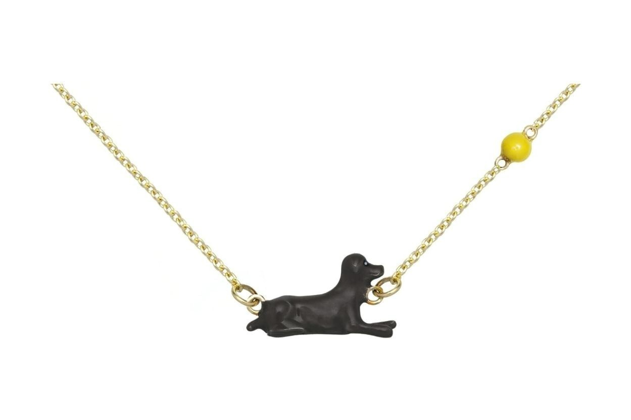 アリータ“ボールを追いかける犬”モチーフのネックレス、真っ白なボーン型も｜写真5