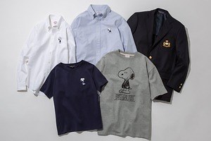 アニエスベー×リサとガスパール、イラスト入りボーダーTシャツや